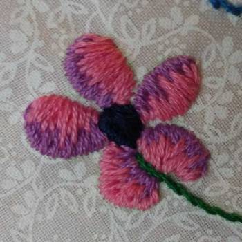 finished flower petals