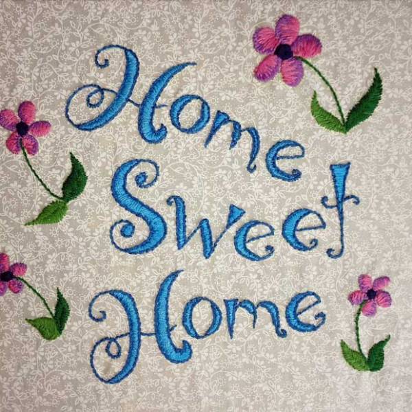 “Home Sweet Home” Hand Embroidery&nbsp;Pattern