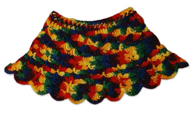 Crochet Pattern: Rainbow Skirt (Size&nbsp;5T)