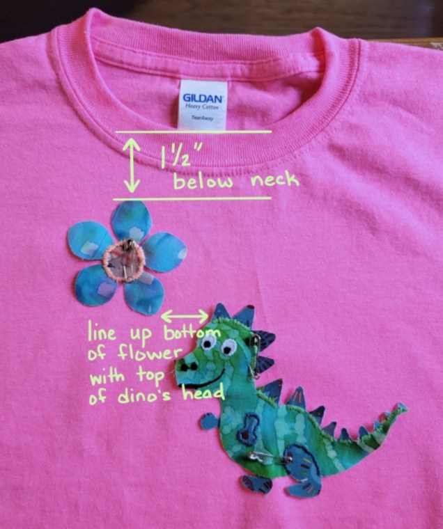 kids shirt applique pattern