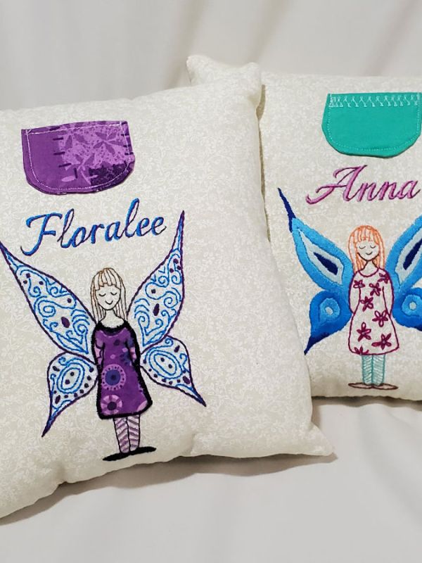Tooth Fairy Pillow Sewing Pattern — Includes Embroidery Pattern with Optional&nbsp;Appliqué