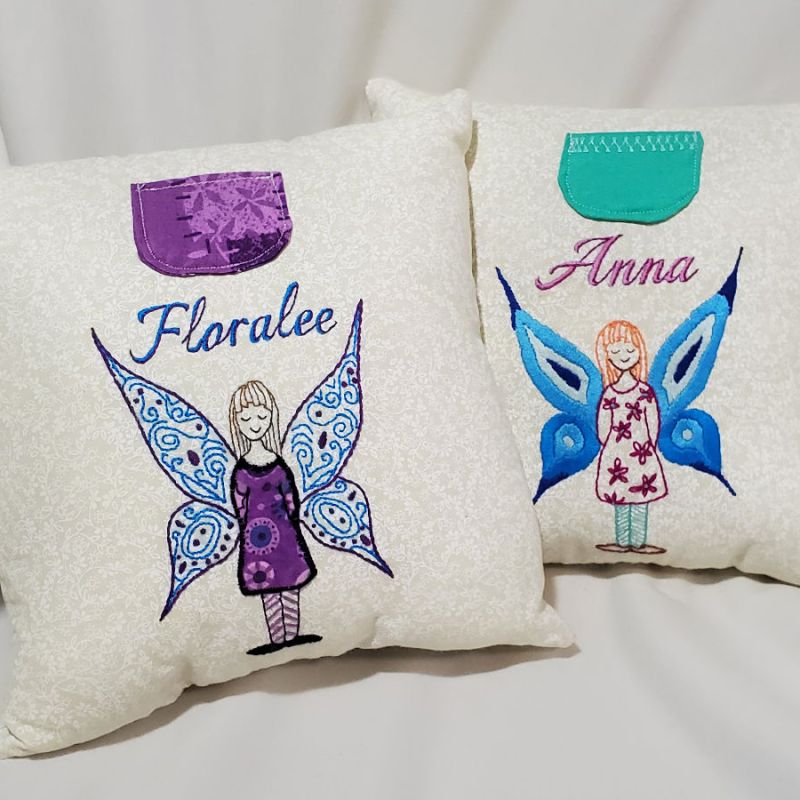 Tooth Fairy Pillow Sewing Pattern — Includes Embroidery Pattern with Optional&nbsp;Appliqué